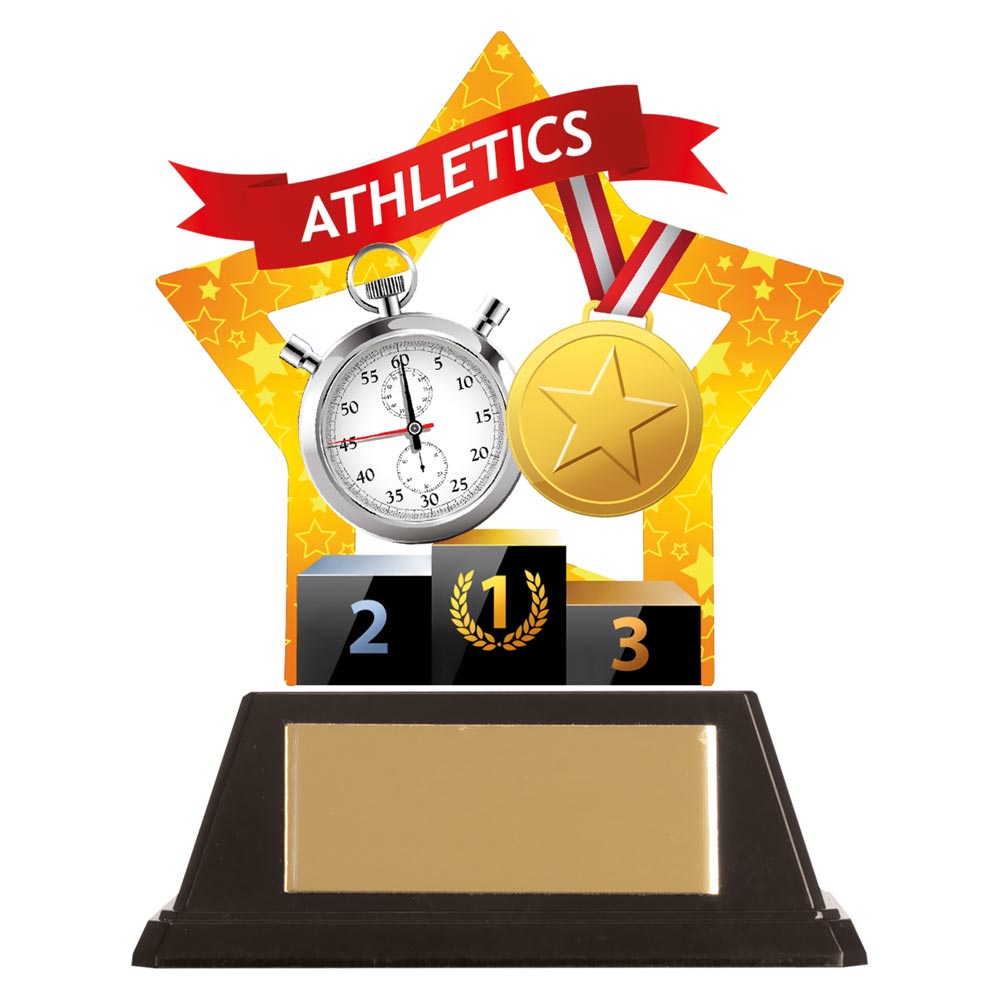 Mini-Star Athletics Acrylic Plaque -AC19632