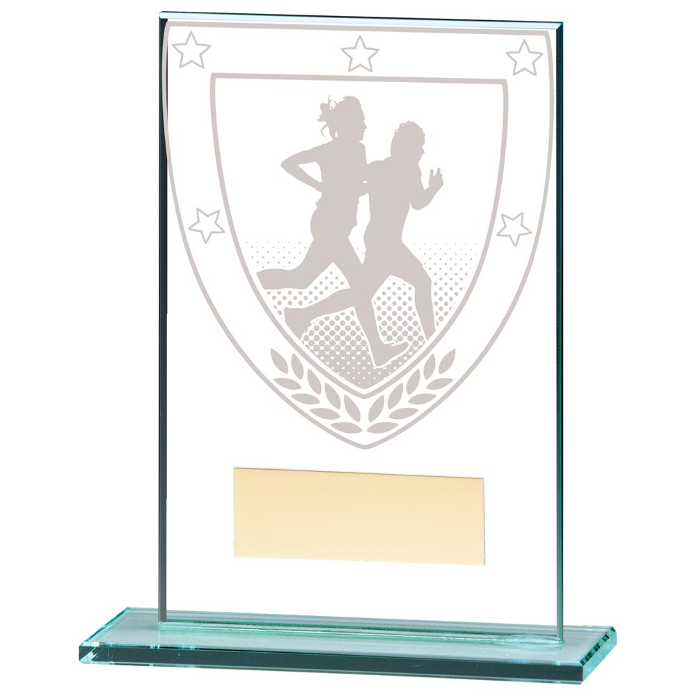 Millennium Running Jade Glass Award -CR20390