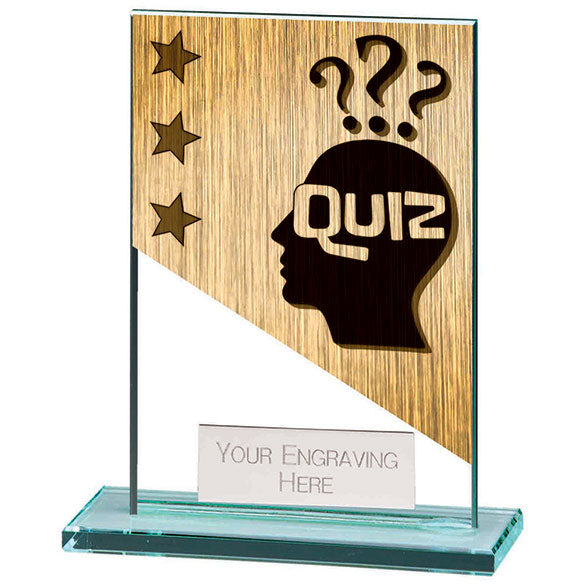Mustang Quiz Jade Glass Award - CR22231