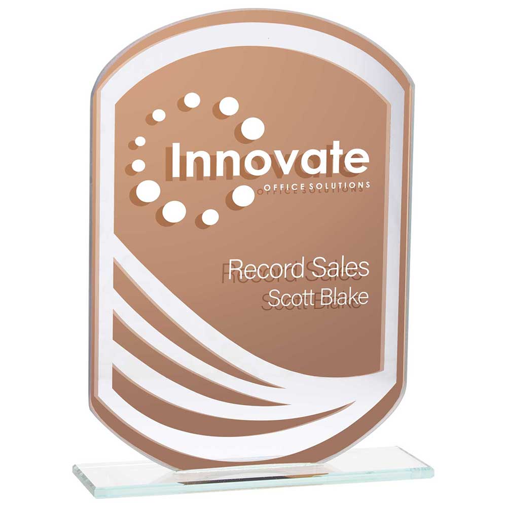 Argon Mirrored Glass Award Bronze - CR23081