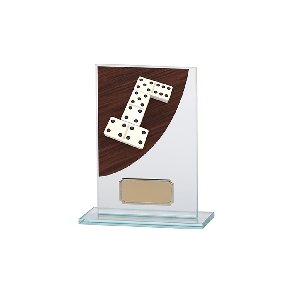 Colour Curve Dominoes Jade Glass Award - CR4623