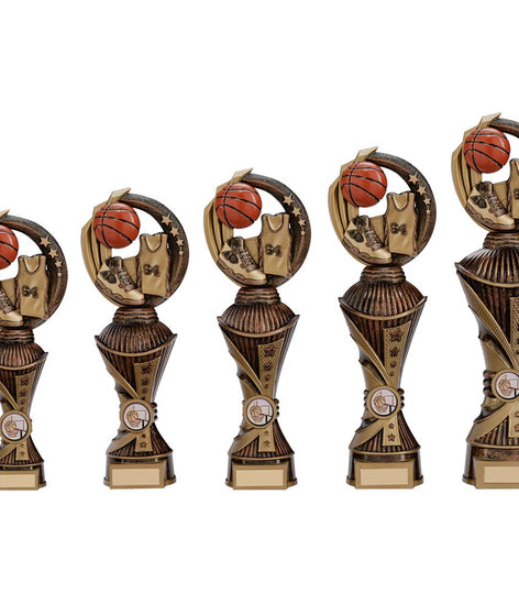 Renegade Basketball Heavyweight Award Antique Bronze & Gold -PX17252