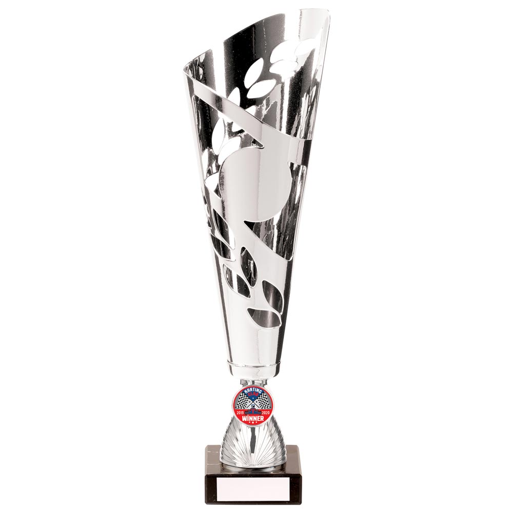 Zues Lazer Cut Metal Cup Silver - TR20549