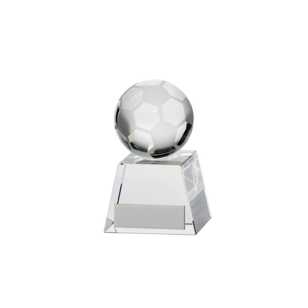 Voyager Football Crystal Award - 95mm