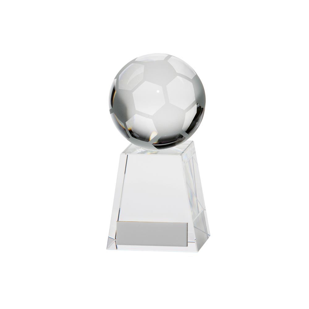 Voyager Football Crystal Award - 125mm
