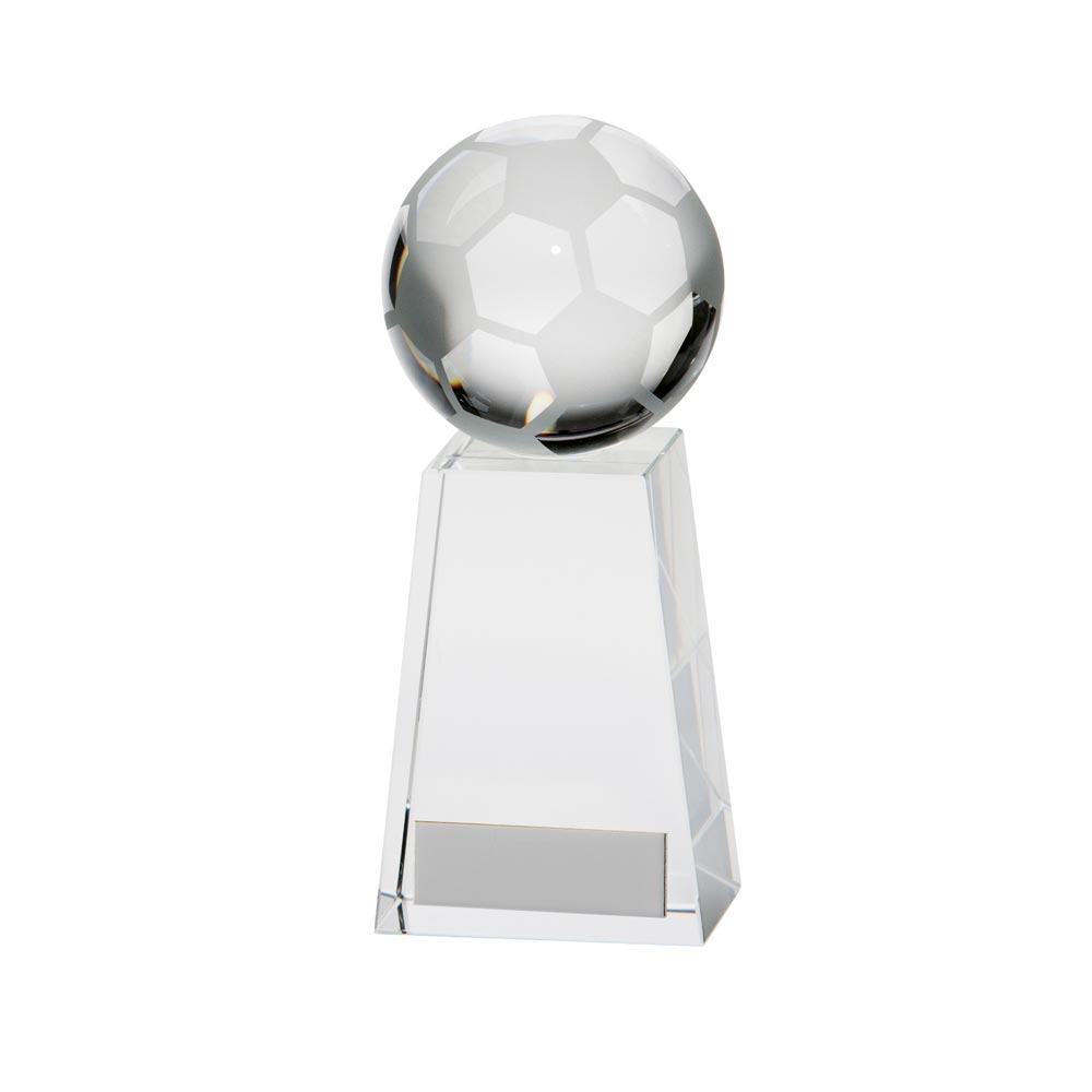 Voyager Football Crystal Award - 145mm