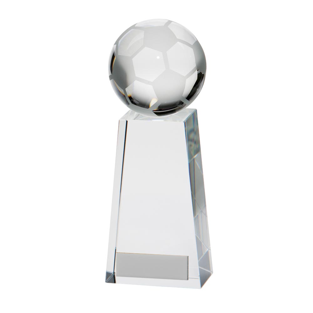Voyager Football Crystal Award - 165mm