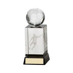 Sterling Football Crystal Award - 145mm