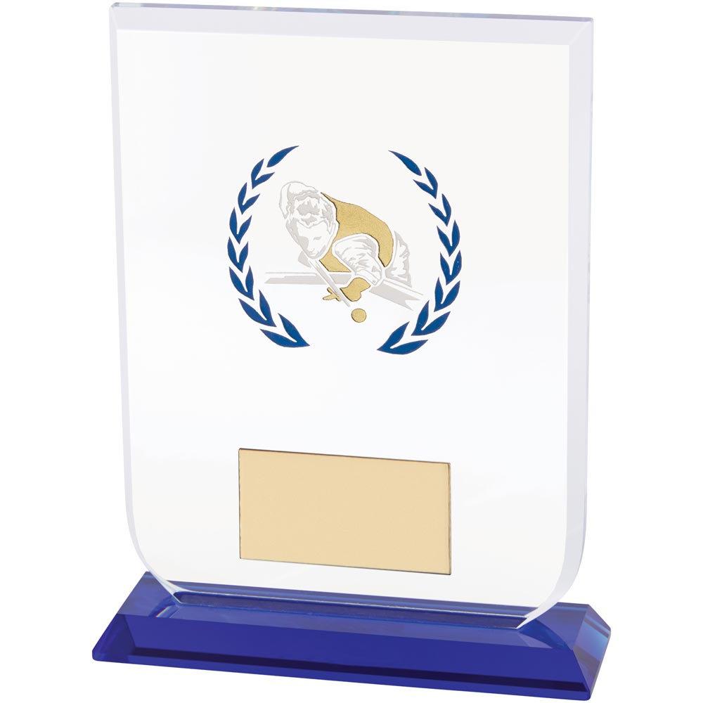 Gladiator Pool Snooker Glass Award - 140mm