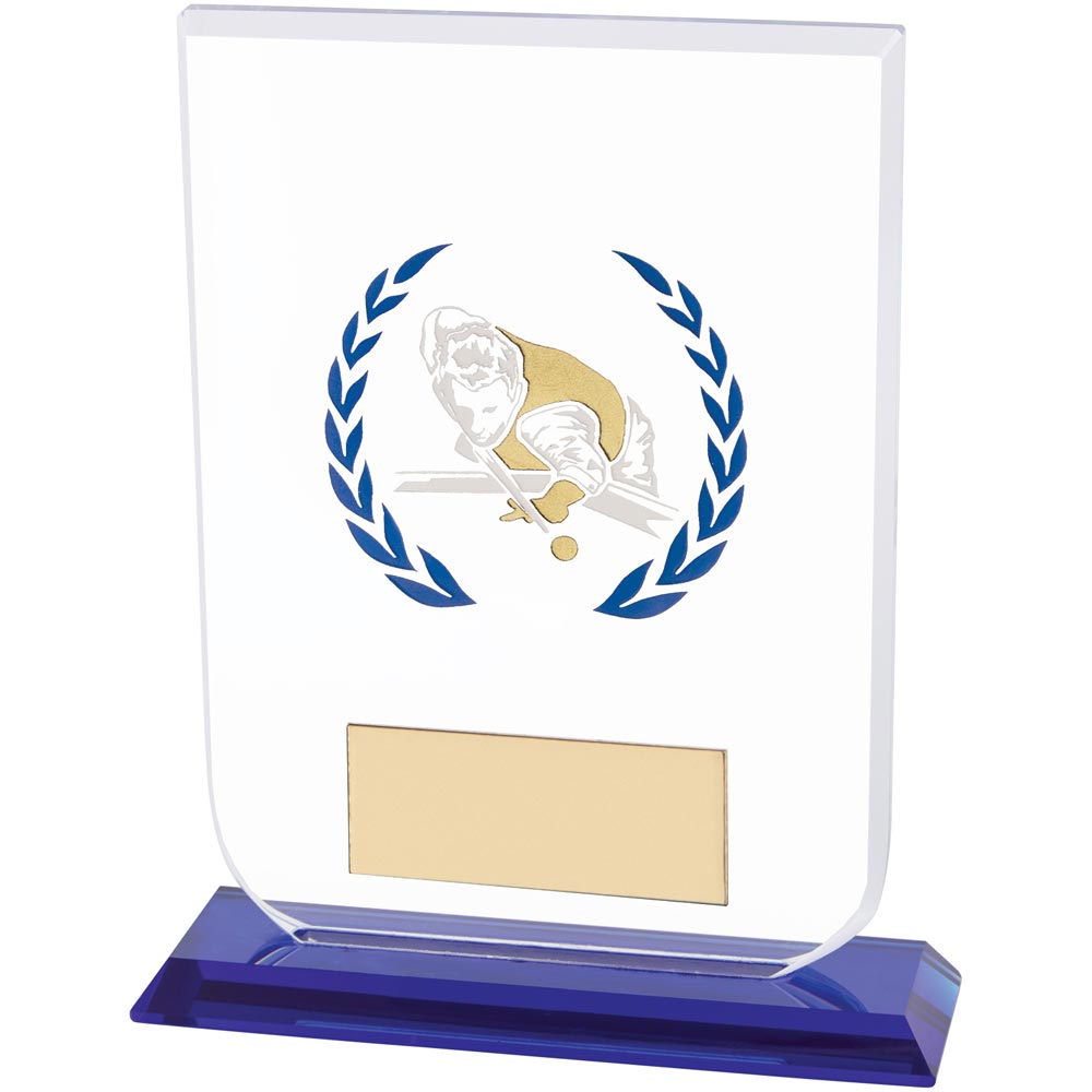Gladiator Pool Snooker Glass Award - 160mm