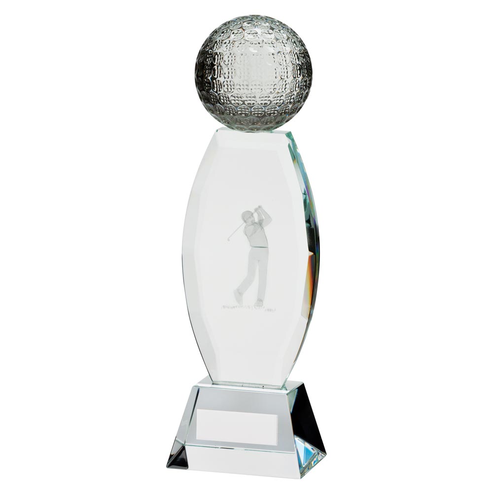 Infinity Golf Crystal Award - 230mm