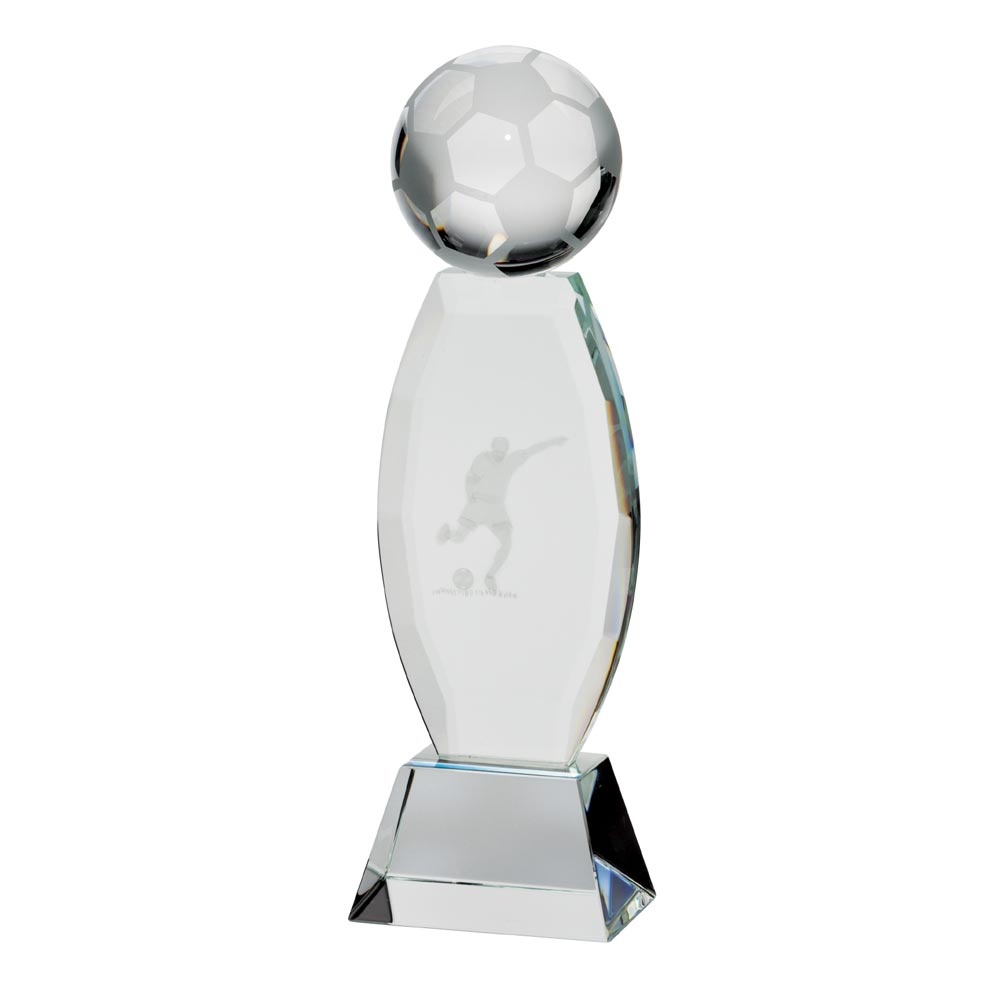 Infinity Football Crystal Award - 230mm