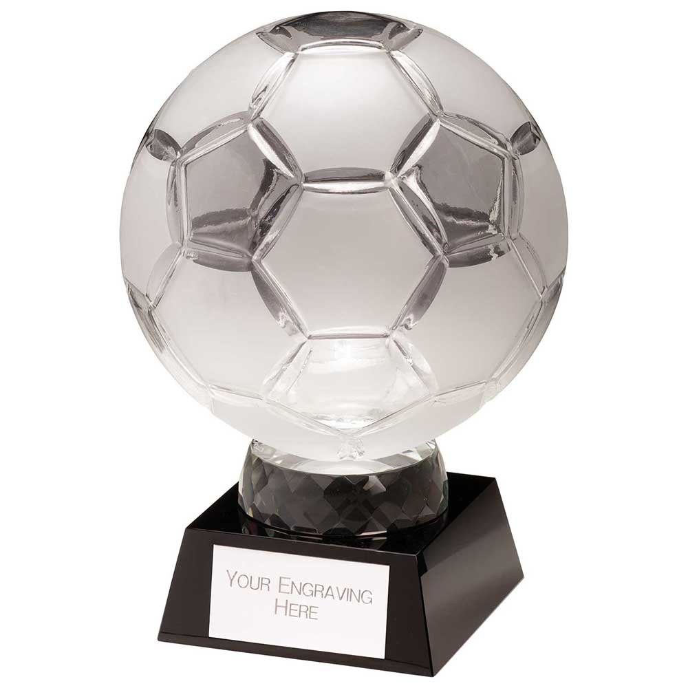 Empire 3D Football Crystal Award - 145mm