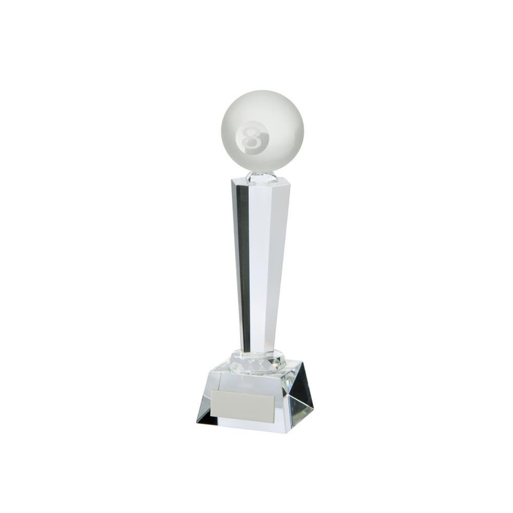 Interceptor Pool Crystal Award - 240mm