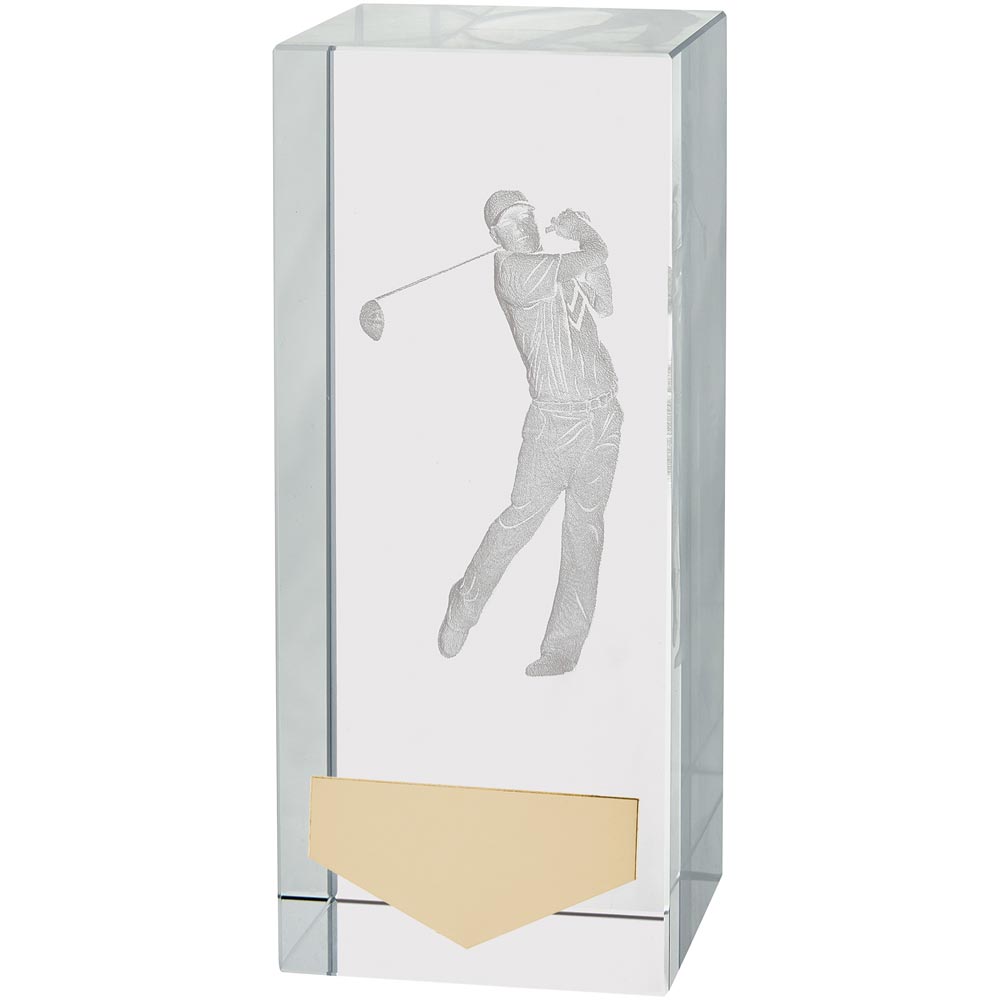Inverness Golf Male Crystal Award - 120mm