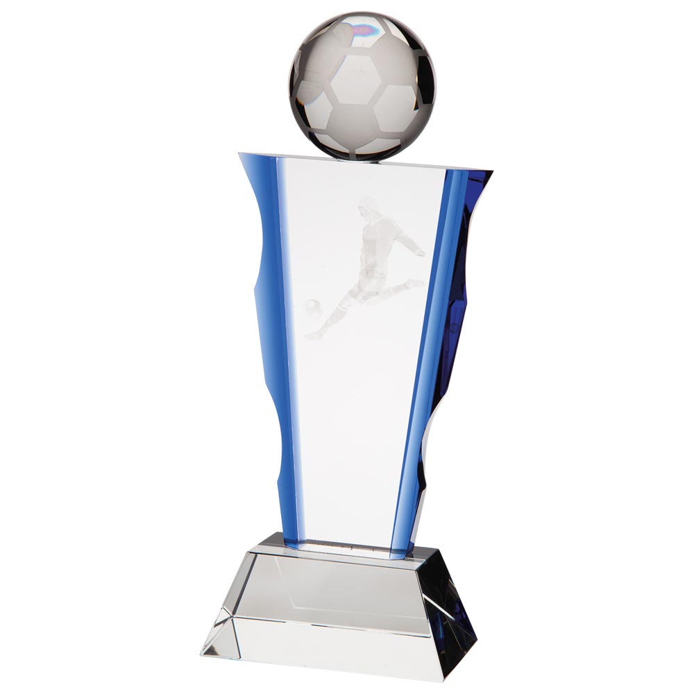 Celestial Football Crystal Award - 230mm