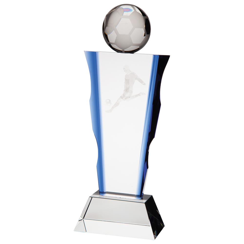 Celestial Football Crystal Award - 260mm