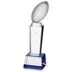 Tribute Rugby Crystal Award - 185mm