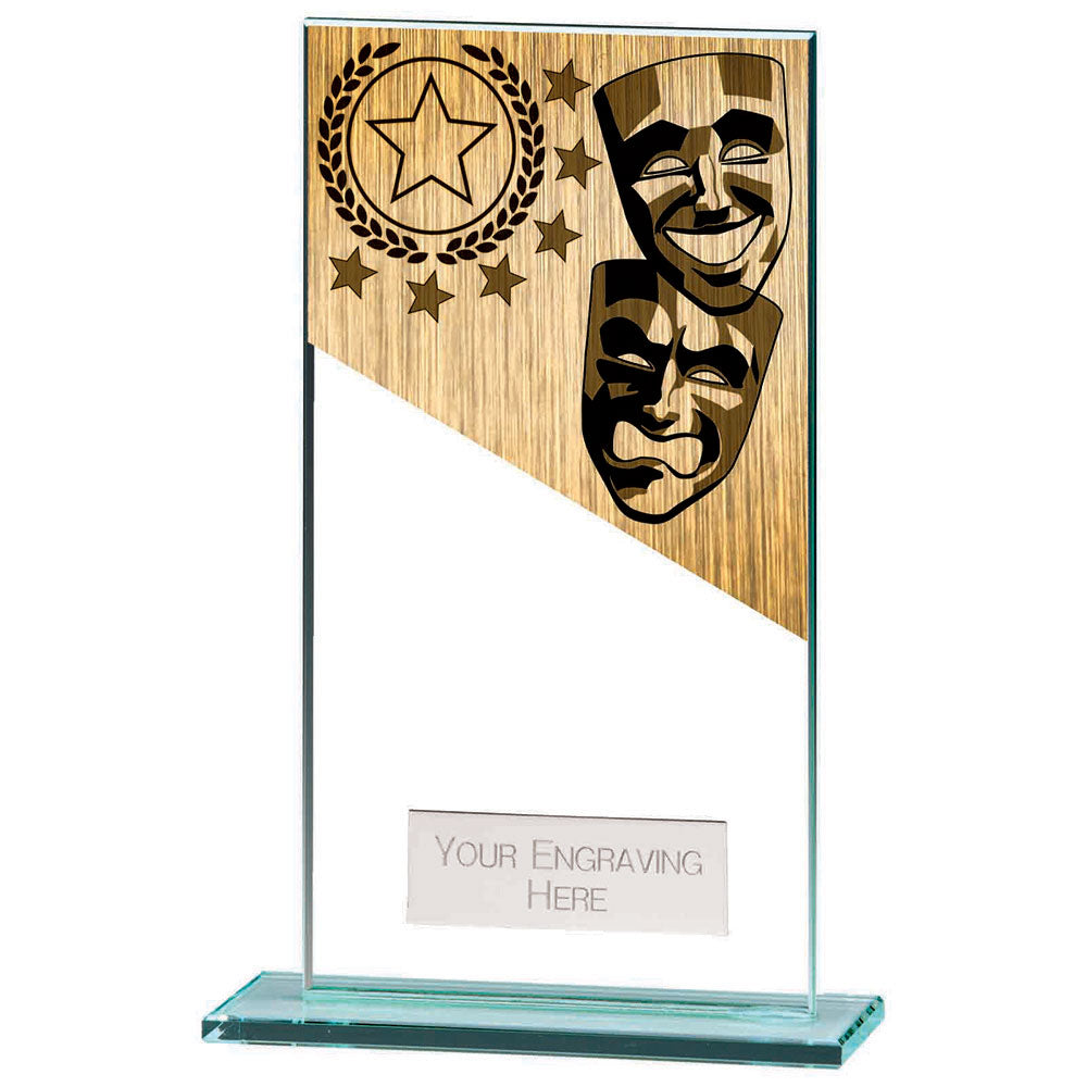 Mustang Drama Jade Glass Award - 160mm