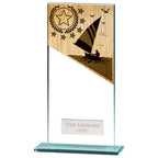 Mustang Sailing Jade Glass Award - 180mm