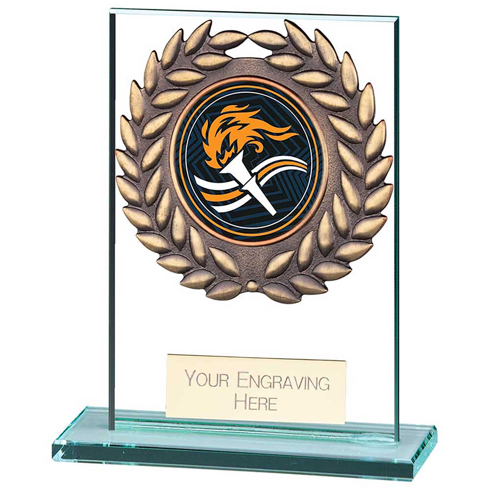 Warrior Multisport Jade Glass Award - 80mm