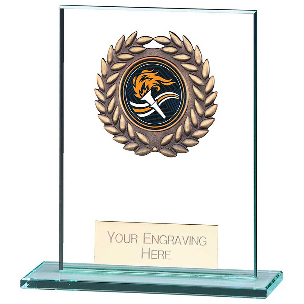 Warrior Multisport Jade Glass Award - 110mm