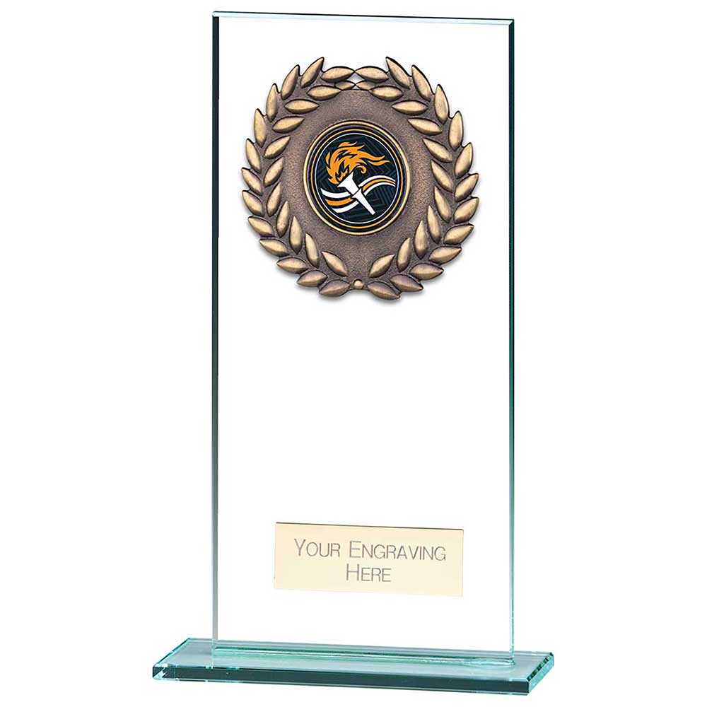 Warrior Multisport Jade Glass Award - 180mm