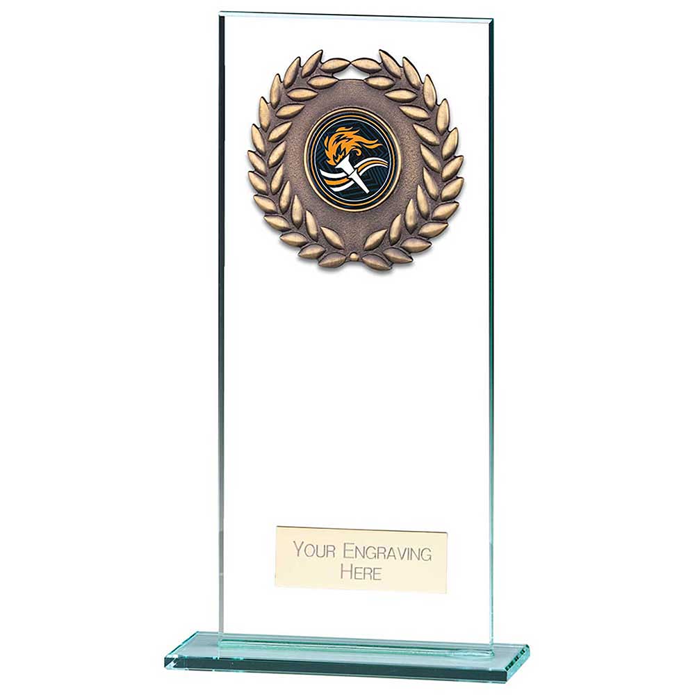 Warrior Multisport Jade Glass Award - 200mm