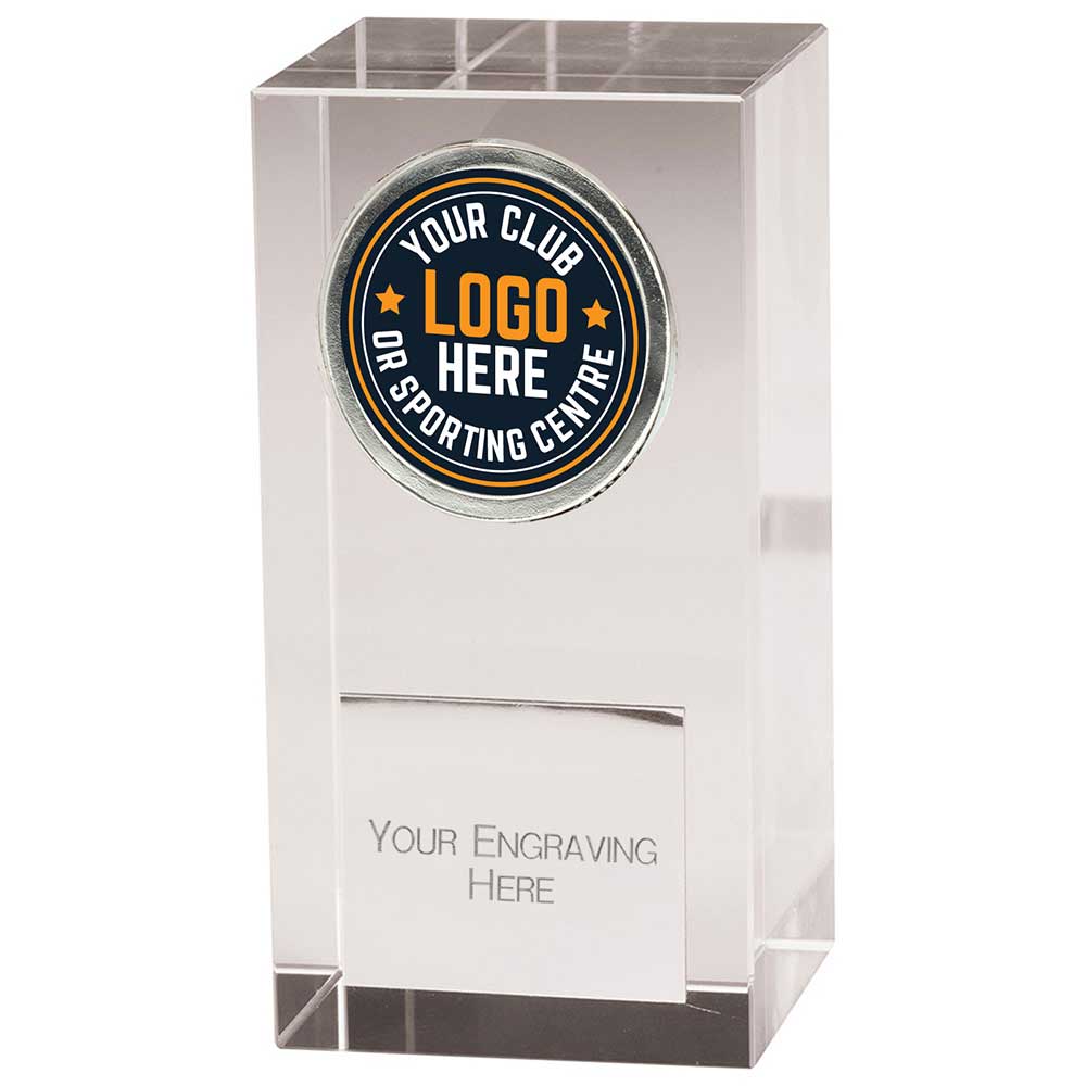 Mentor Multisport Block Crystal Award - 100mm