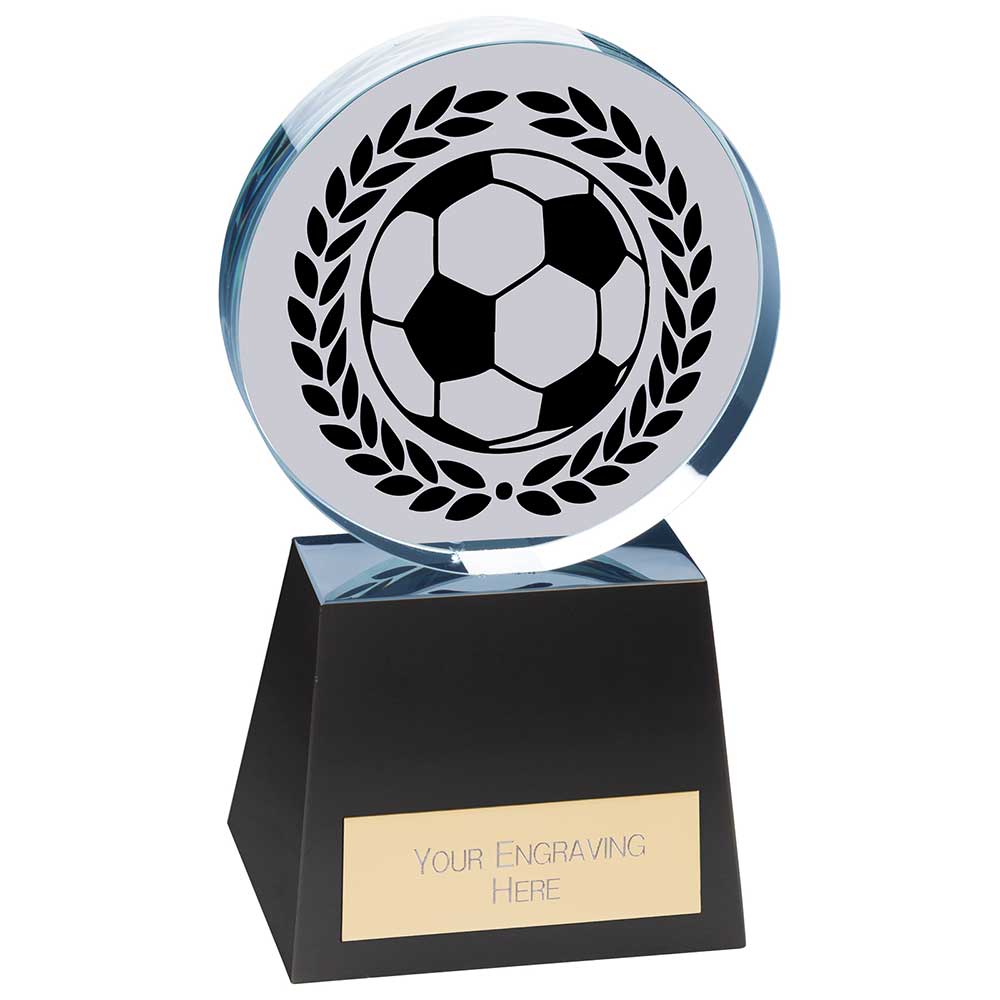 Emperor Football Crystal Award - 155mm