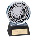 Emperor Golf Crystal Award - 125mm