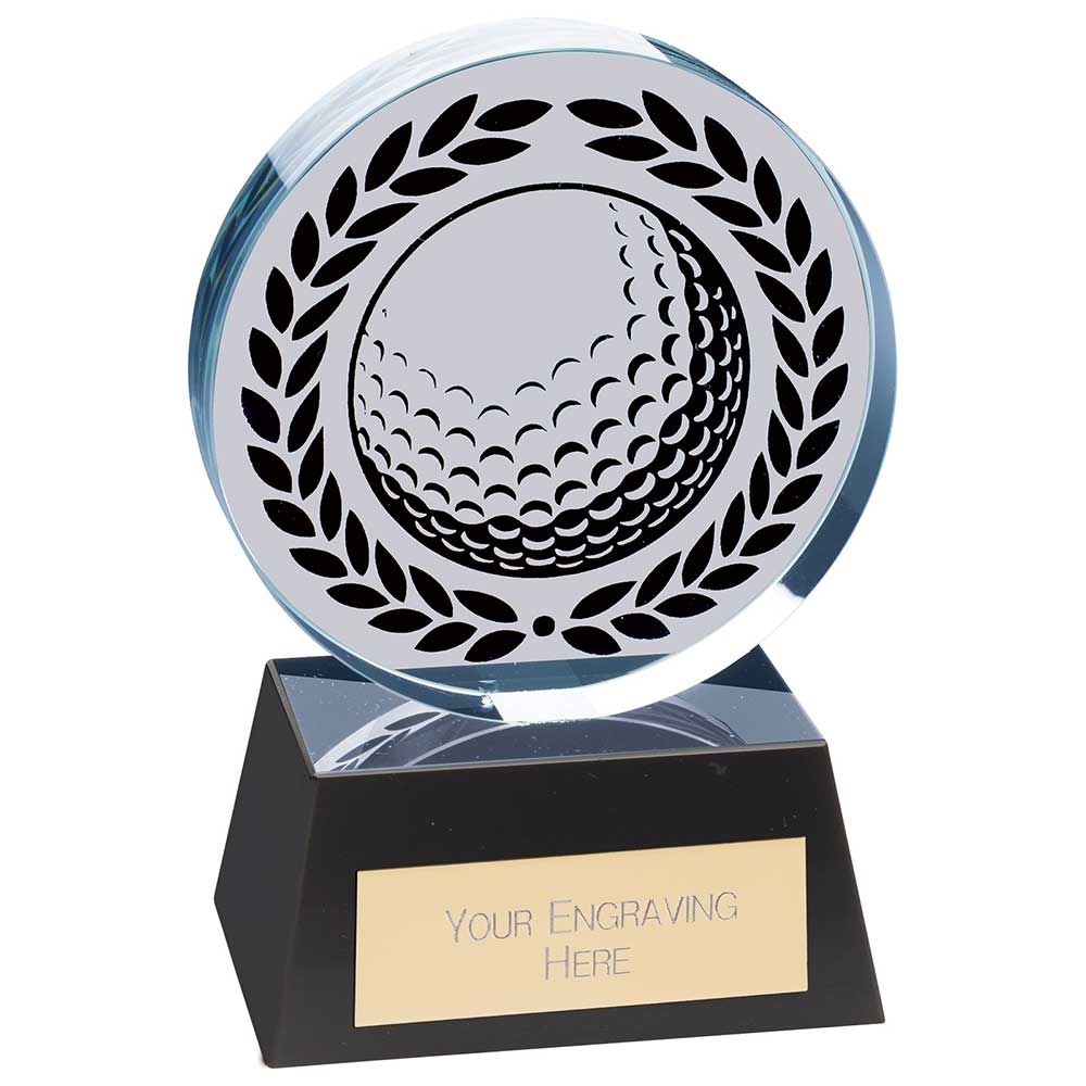Emperor Golf Crystal Award - 125mm