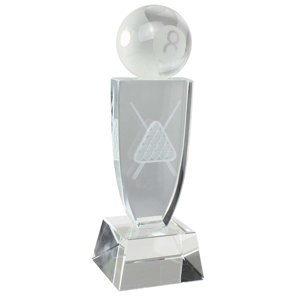 Reflex Pool Crystal Award - 180mm