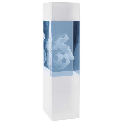 Arctic Blast Football Crystal Award - 190mm