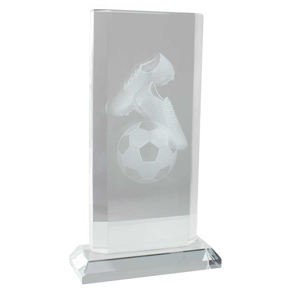 Motivation Football Crystal Award - 185mm