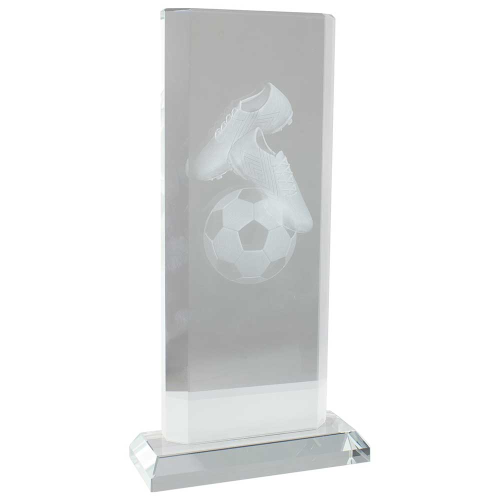 Motivation Football Crystal Award - 205mm