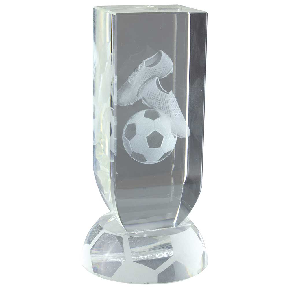 Arclight Football Crystal Award - 140mm