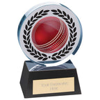 Emperor Cricket Crystal Award - 125mm