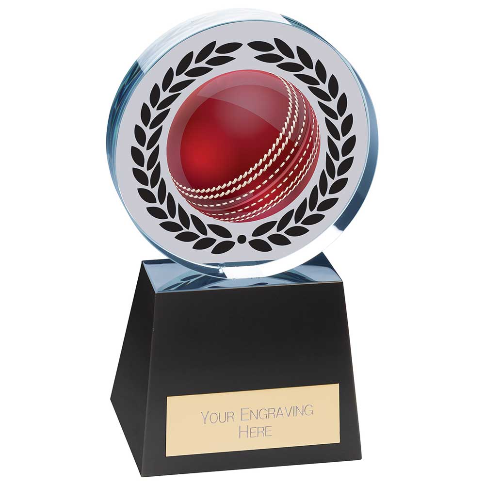 Emperor Cricket Crystal Award - 155mm