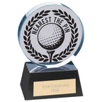 Emperor Nearest Pin Crystal Award - 125mm