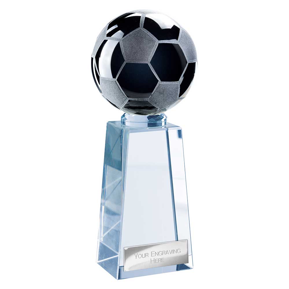 Cataclysm Football Glass Black & Clear - 145mm