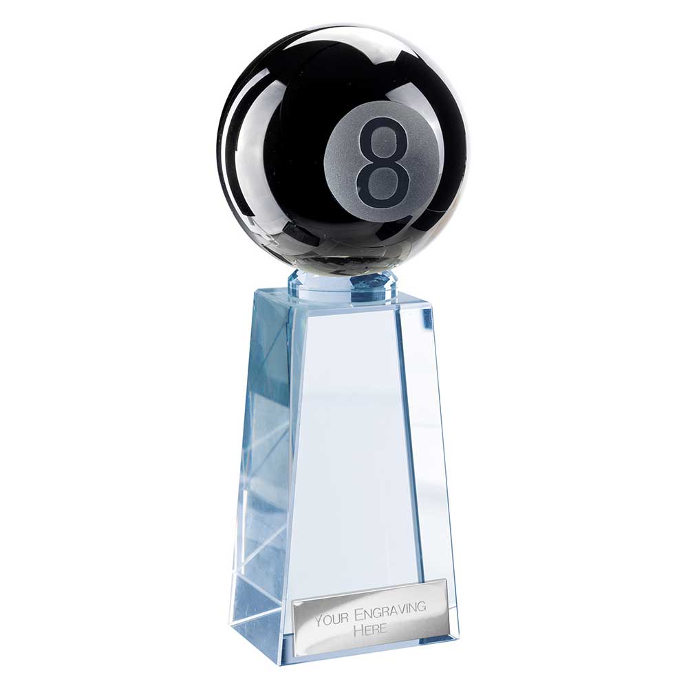 Cataclysm Pool Glass Black & Clear - 145mm