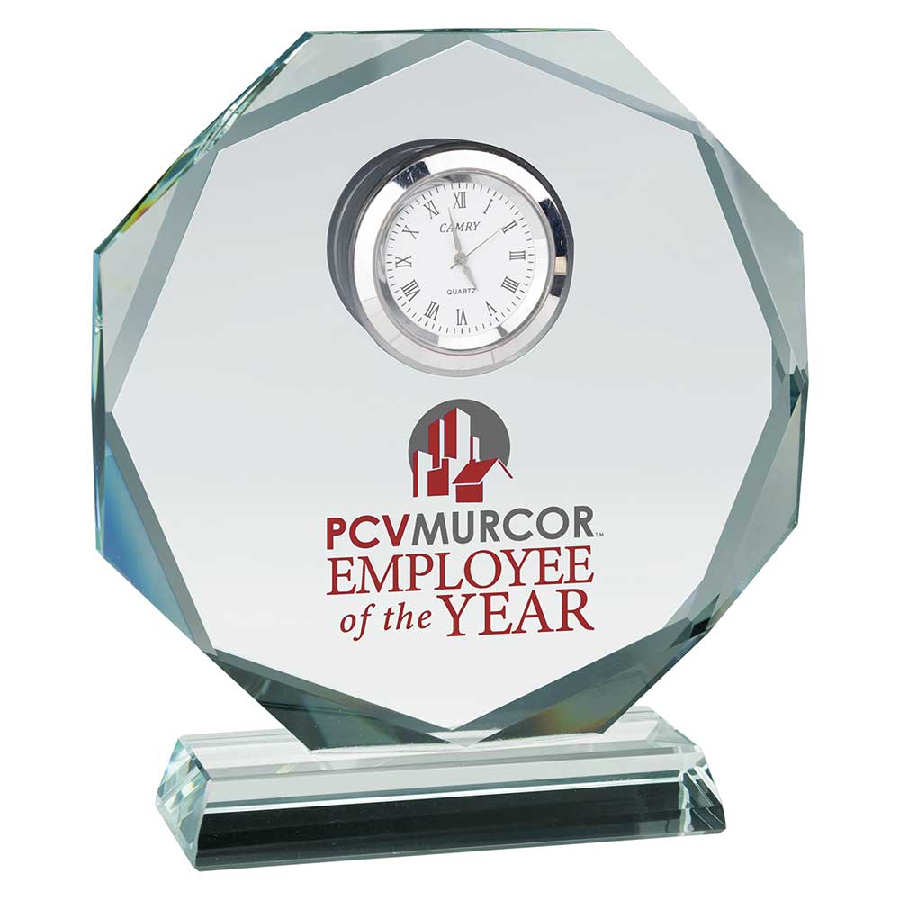 Recognition Glass Clock - CR25307A