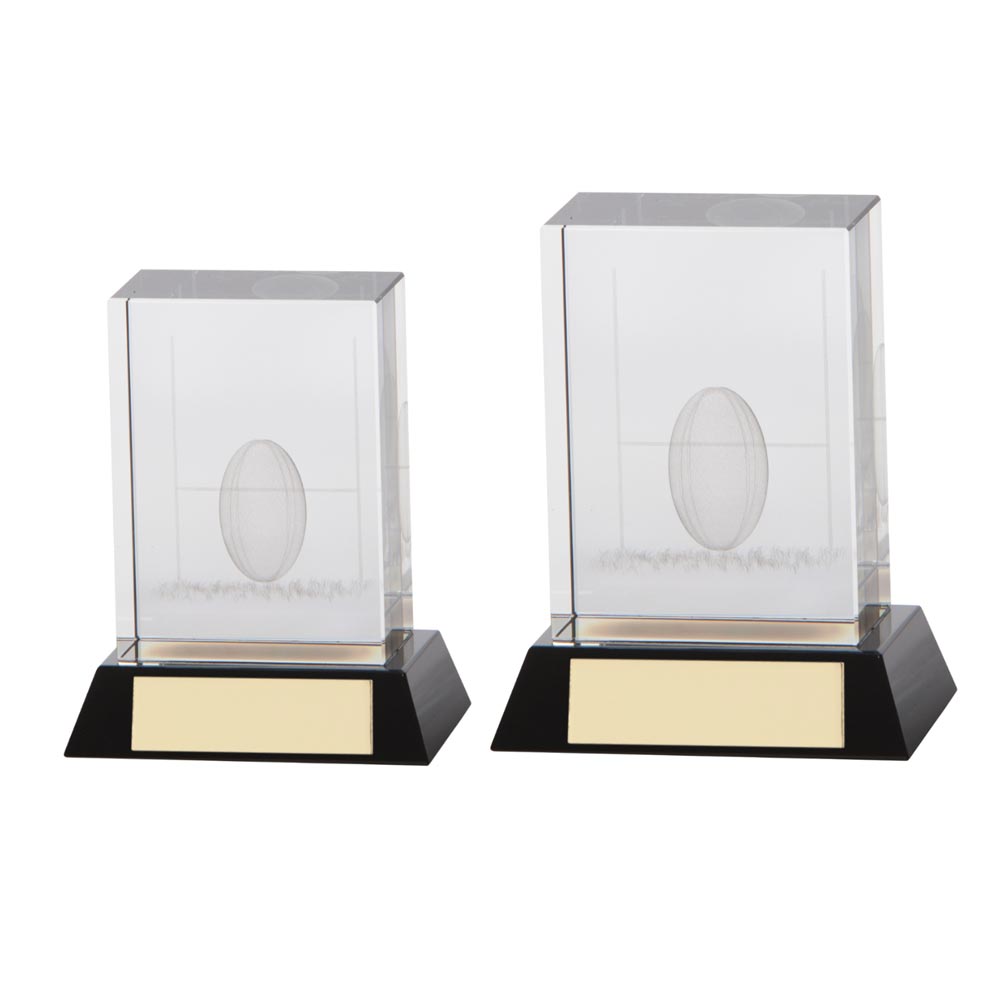 Conquest Rugby 3D Crystal Award