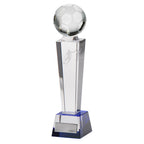 Legend Tower Crystal Football Award - 245mm