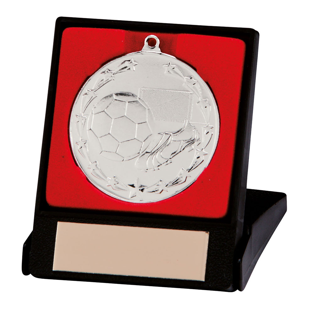 Starboot Economy Football Medal & Box - 50mm
