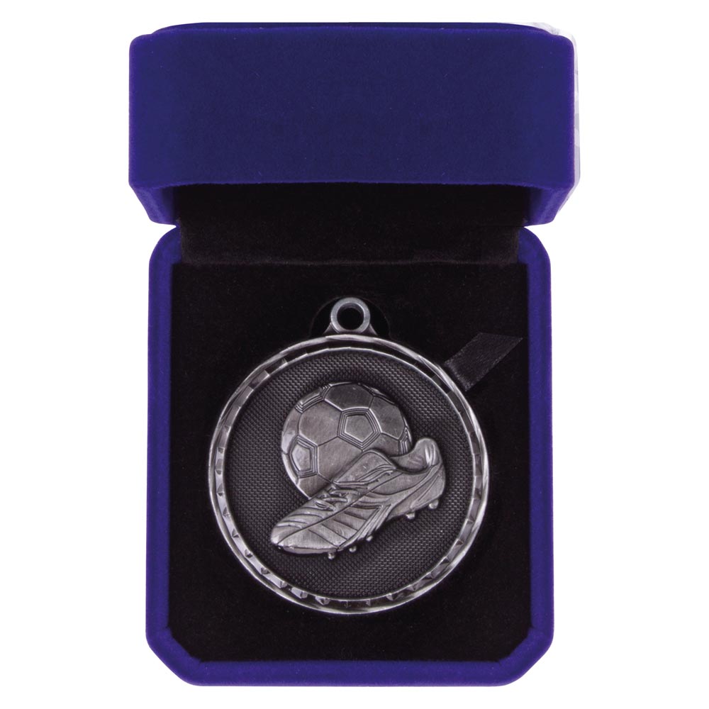 Power Boot Football Medal Box - 50mm