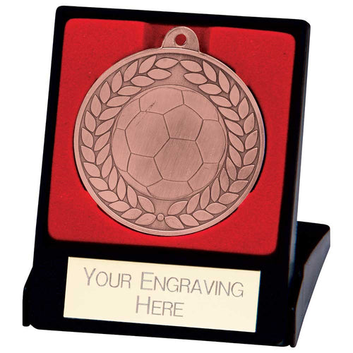 Aviator Football Medal & Box - 50mm