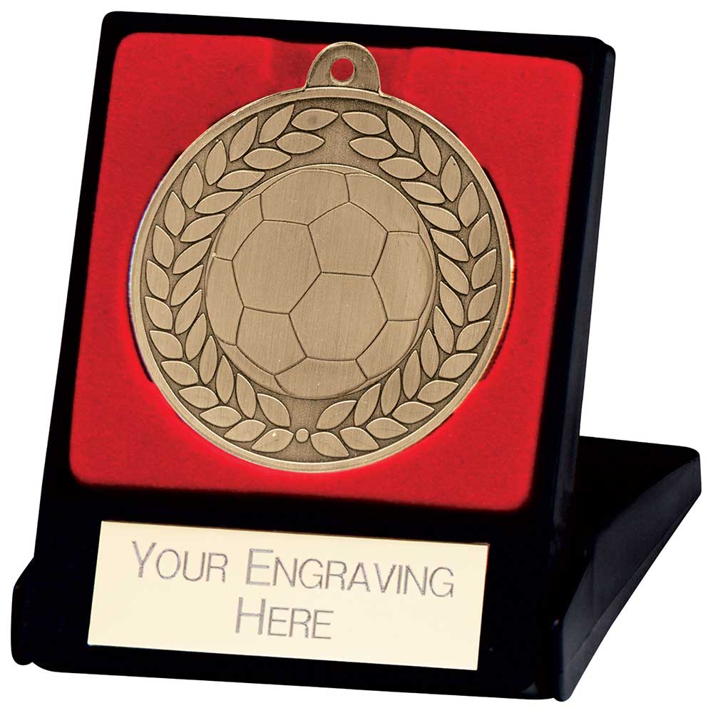 Aviator Football Medal & Box - 50mm