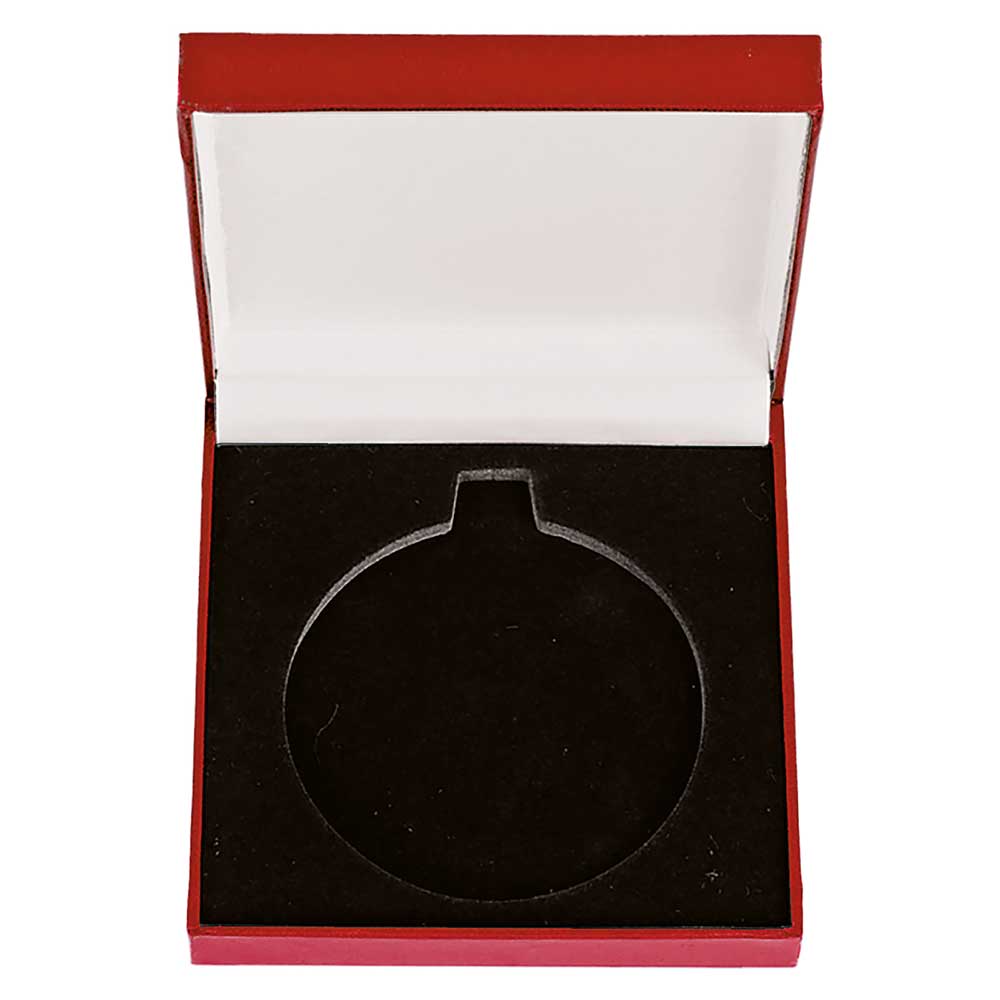 Red Leatherette Medal Box - MB25230A